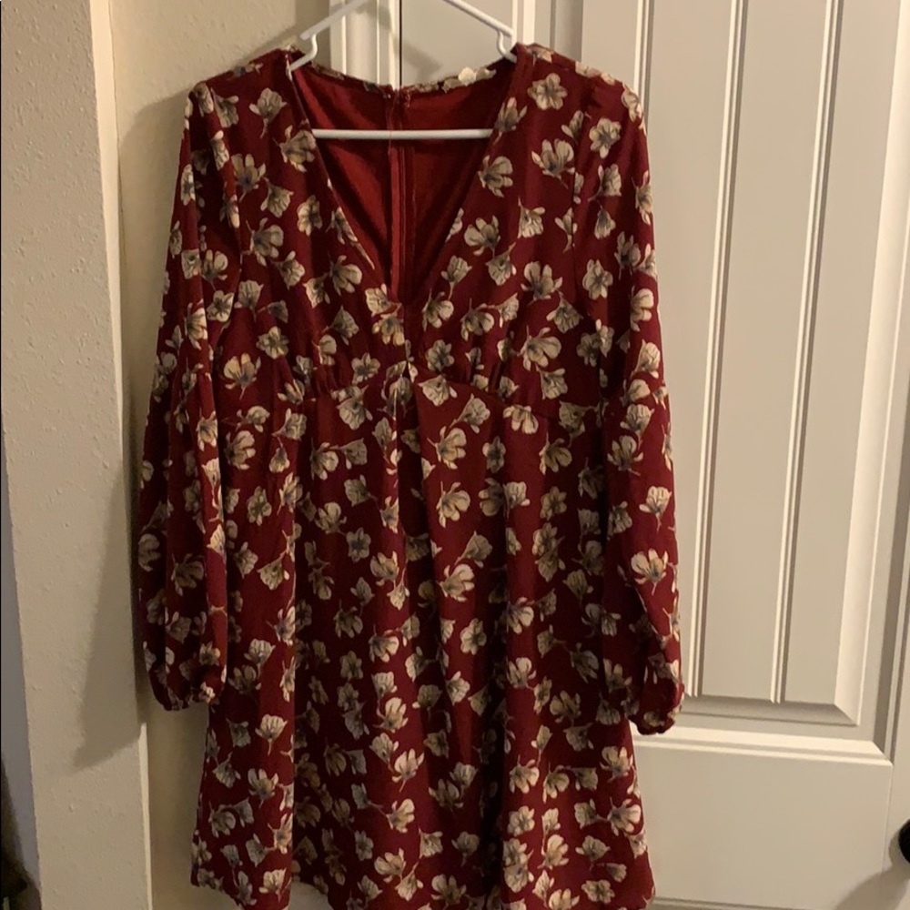 Entro floral peasant dress